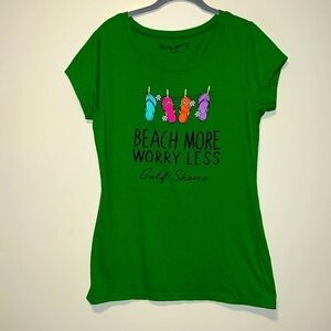 Women’s The Victory tee shirt Gulf Shores Beach Vacation size XL